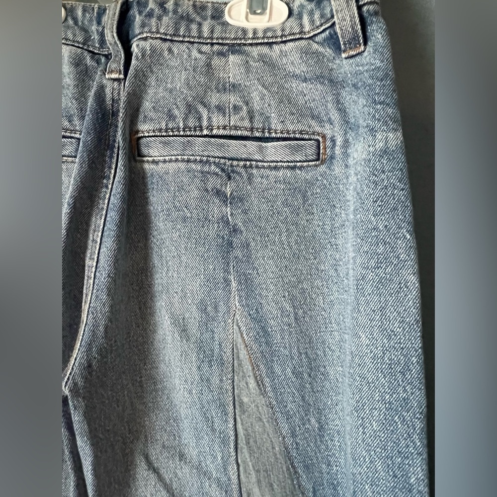 Free People Multicolor Patchwork Flare Jeans - image 6